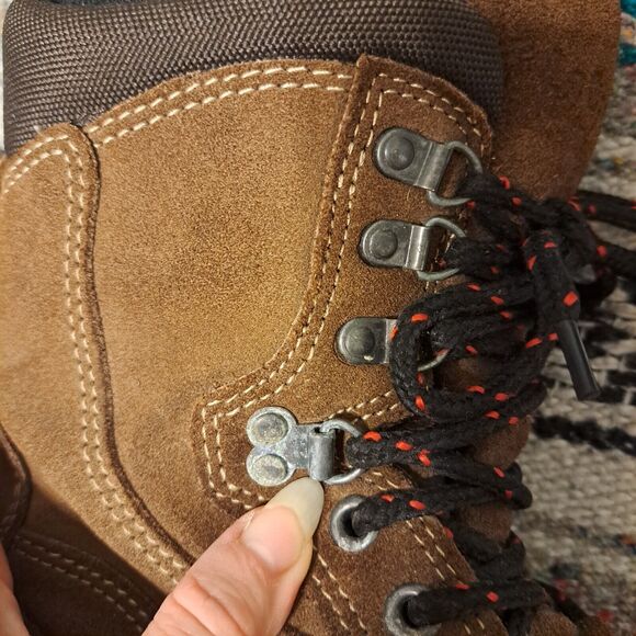 LACROSSE WINTER DUCK BOOTS THINSULATE LINERS KIDS SIZE 5 BROWN LEATHER WARM - Picture 7 of 8